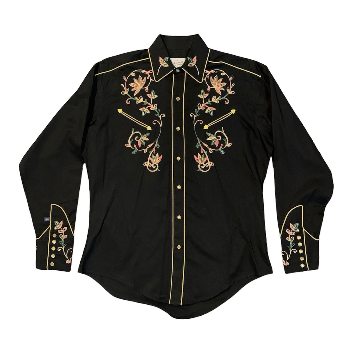 Rockmount Ranch Black Embroidered Western Shirt Rockmount Ranch