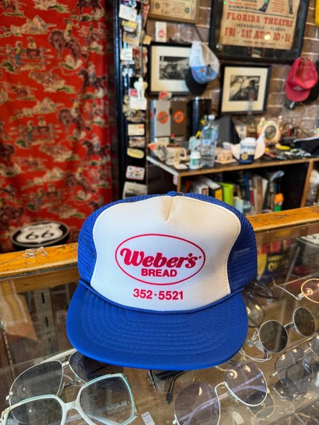 Vintage Webers Bread Trucker Hat