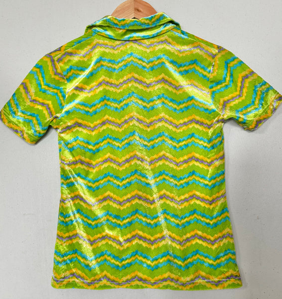 Vintage Velvet Green Shirt (S)