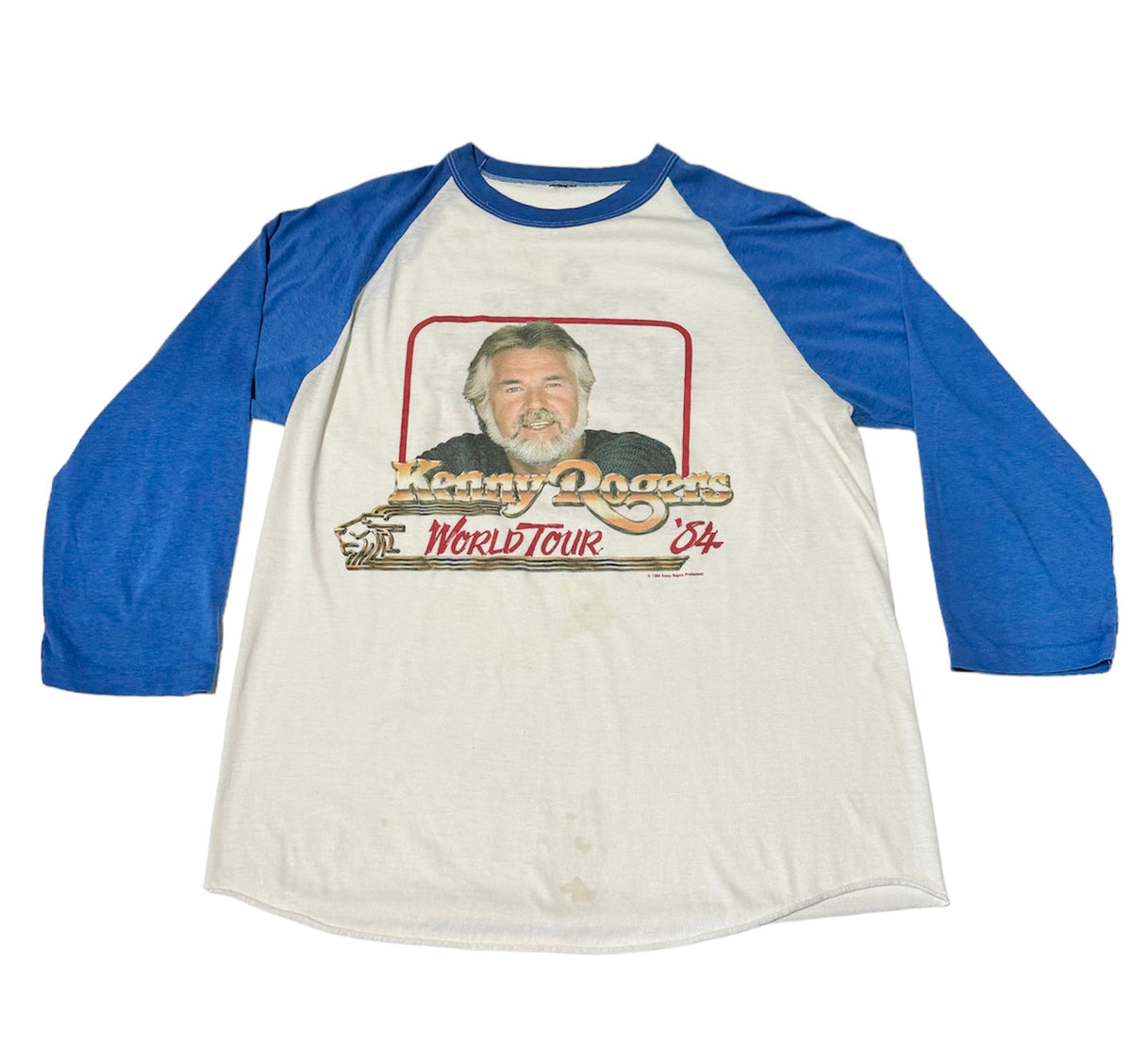 Vintage Kenny Rogers concert store hoodie