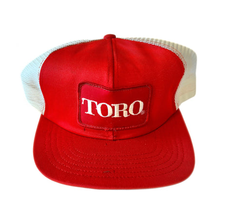 Vintage Red Toro Trucker Hat