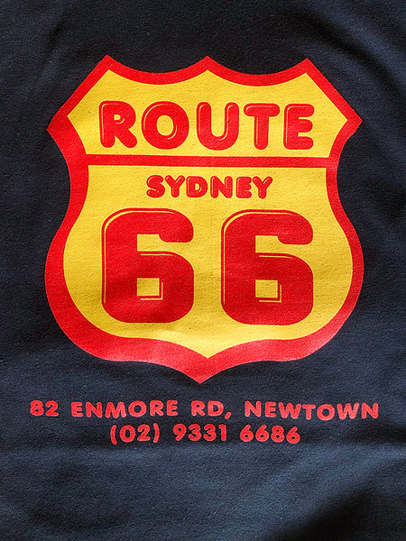 Route 66 Shield Logo T-Shirt - Black/Colour