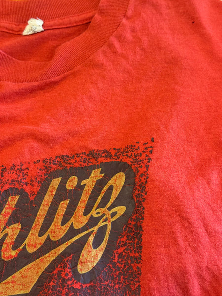 Vintage Red Schlitz Beer T-shirt (XL)