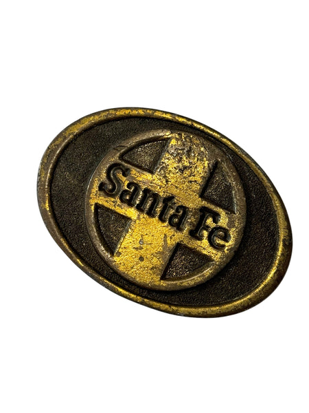 Metal Santa Fe Belt Buckle