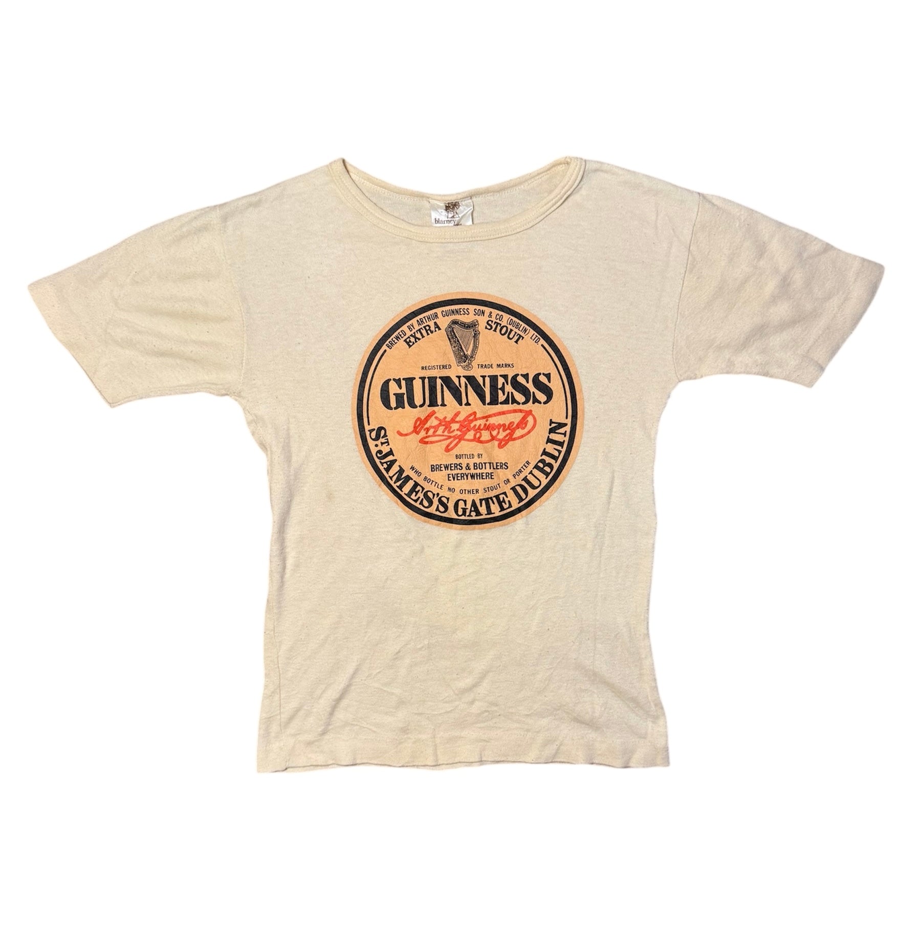Vintage Guinness Baby Ringer T-shirt (XS/S)