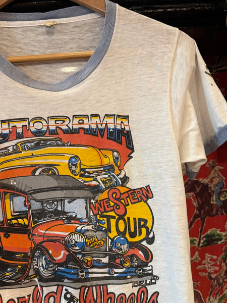 Vintage Autorama World of Wheels Ringer T-shirt (S)