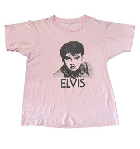 Vintage Pink Elvis T-shirt (L)