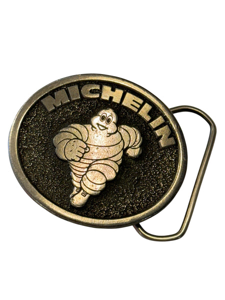 Metal Michelin Man Belt Buckle