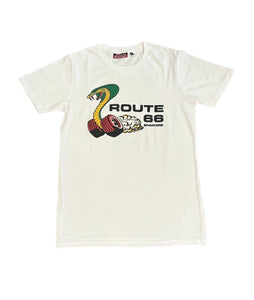 Route 66  Cobra T-Shirt - White