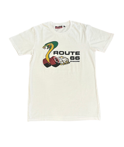 Route 66  Cobra T-Shirt - White