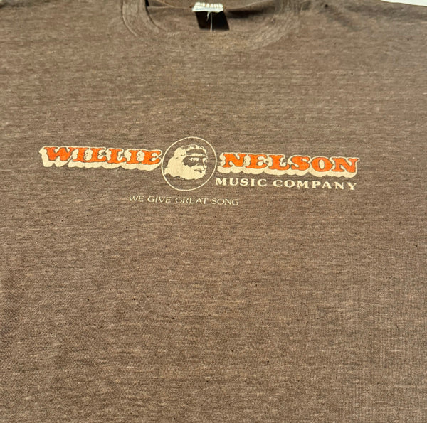 Vintage Willie Nelson Brown T-shirt (L-XL)