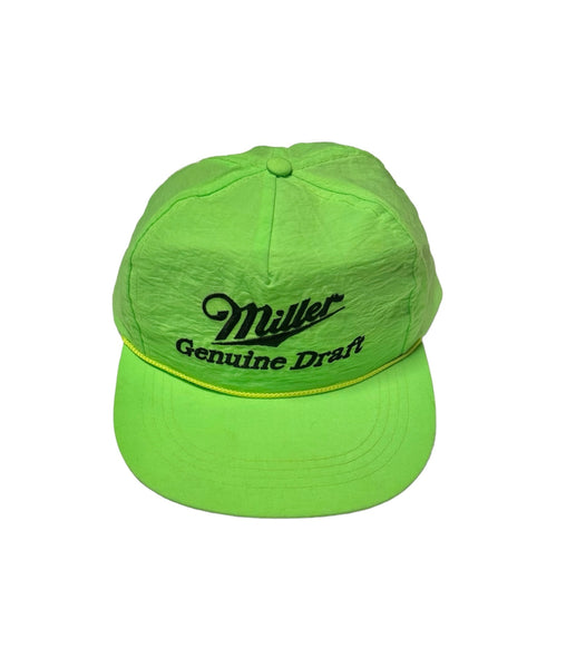 Vintage Neon Miller Beer Hat