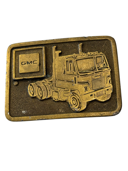 Vintage Belt Buckle - GMC Truck