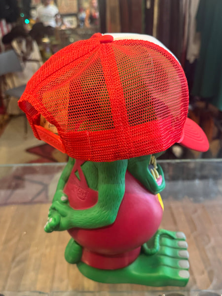 STP - White & Red Trucker Hat