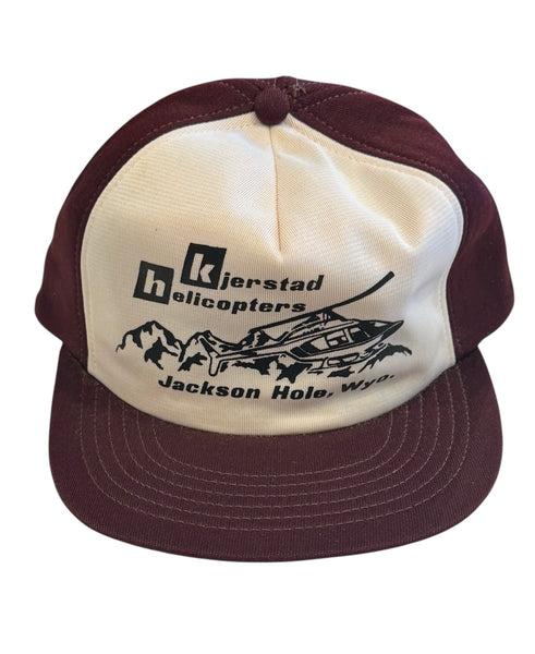 Vintage Kjerstad Helicopters Trucker Hat