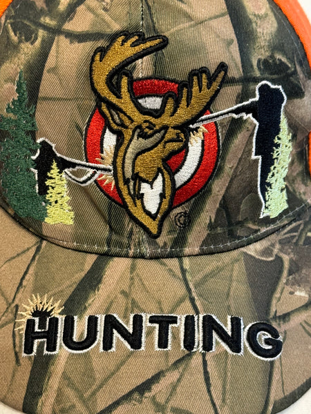 Vintage Cap -  Real Tree - Orange - Deer Hunting