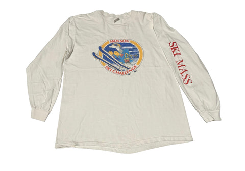 Vintage Ski Duck Long Sleeve T-shirt (L)