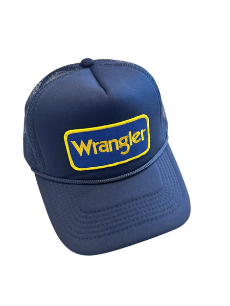 Wrangler Navy Blue Trucker Hat