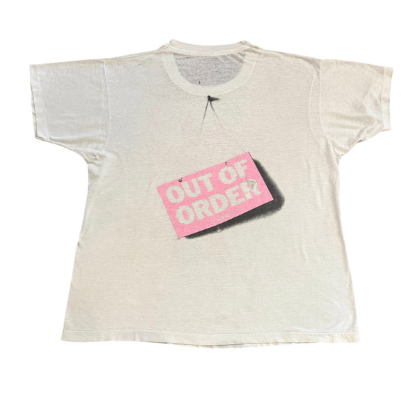 Vintage 80s Rod Stewart ‘Out of Order’ T-shirt (L/XL)