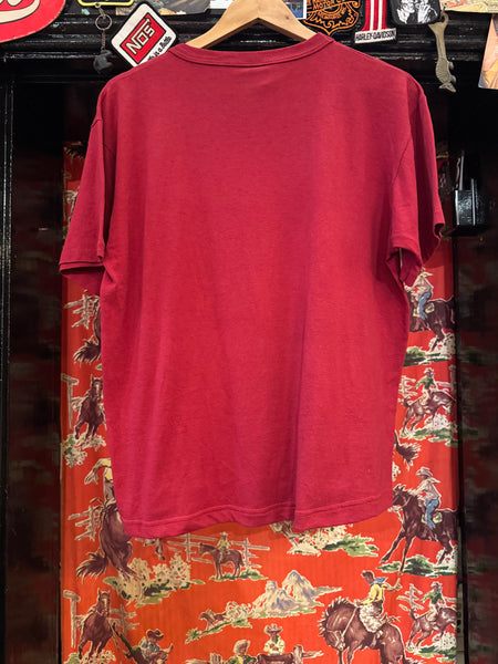 Vintage Burgundy Roosevelt Football T-shirt (L)