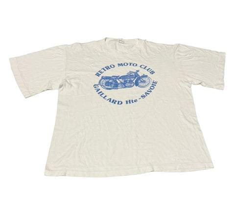 Vintage Retro Moto Club T-shirt (L)
