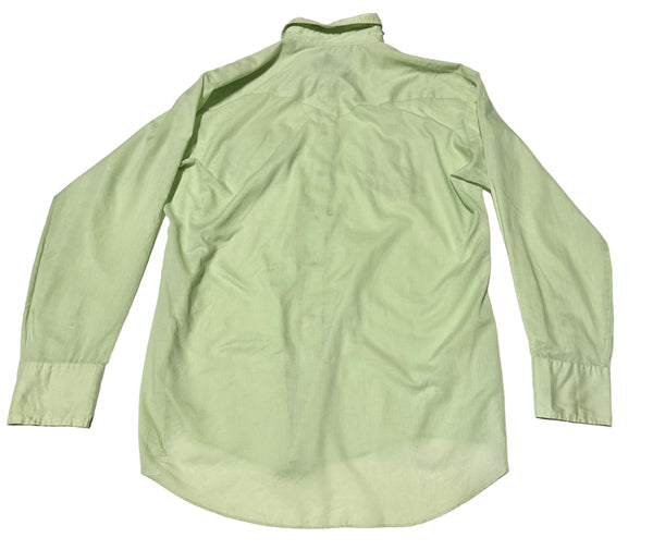 Vintage H Bar C California Ranchwear - Pastel Green Western Shirt (XL)