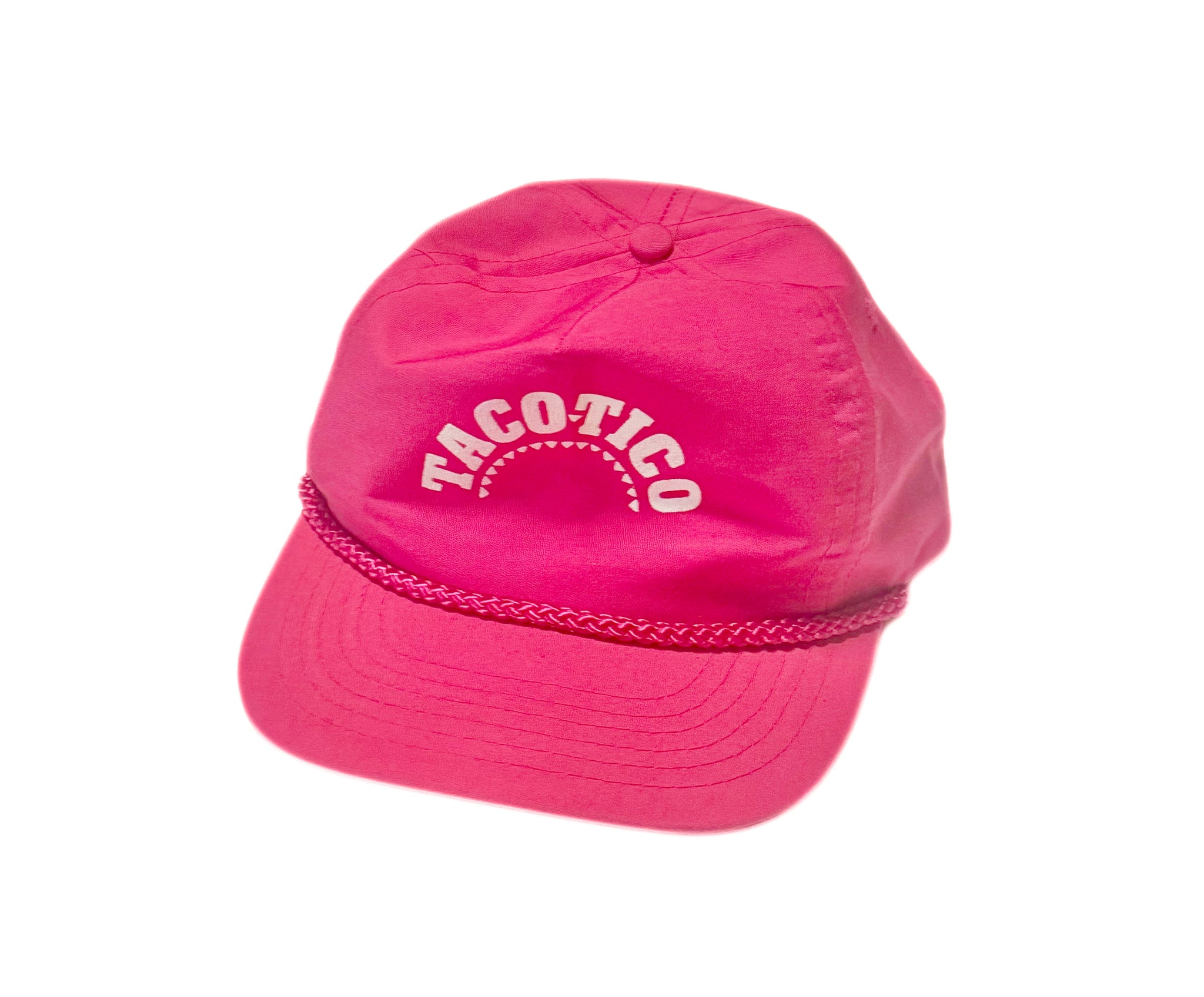 Vintage Pink Fluro Hat - Taco Tico