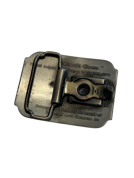 Vintage Belt Buckle - Remington Duck Metal