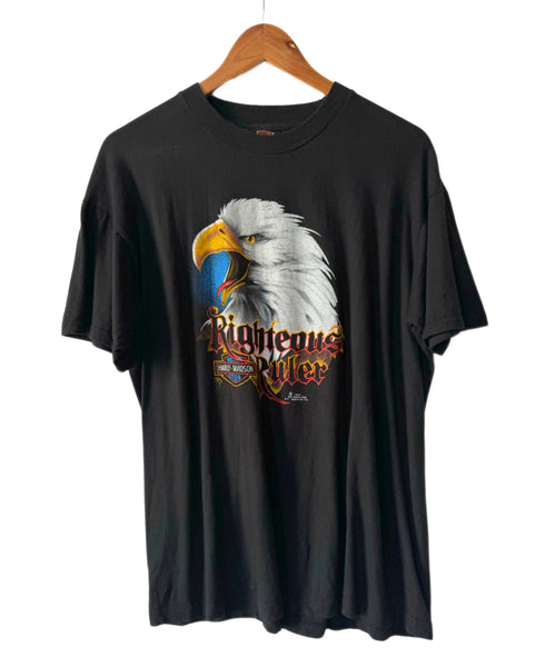 Harley Davidson Righteous Eagle Vintage T-shirt (L)