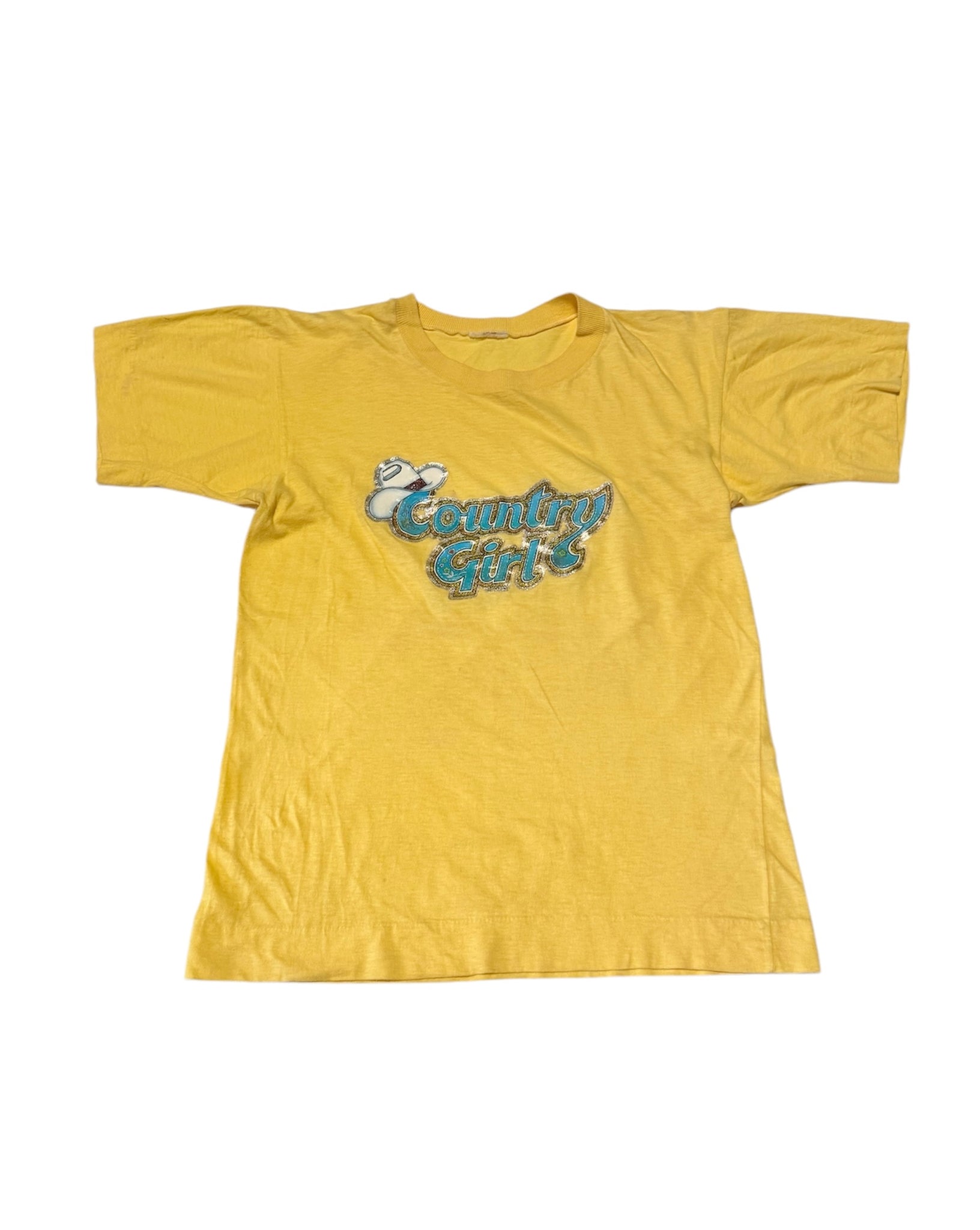 Vintage Yellow 79’ Country Girl T-shirt (S)