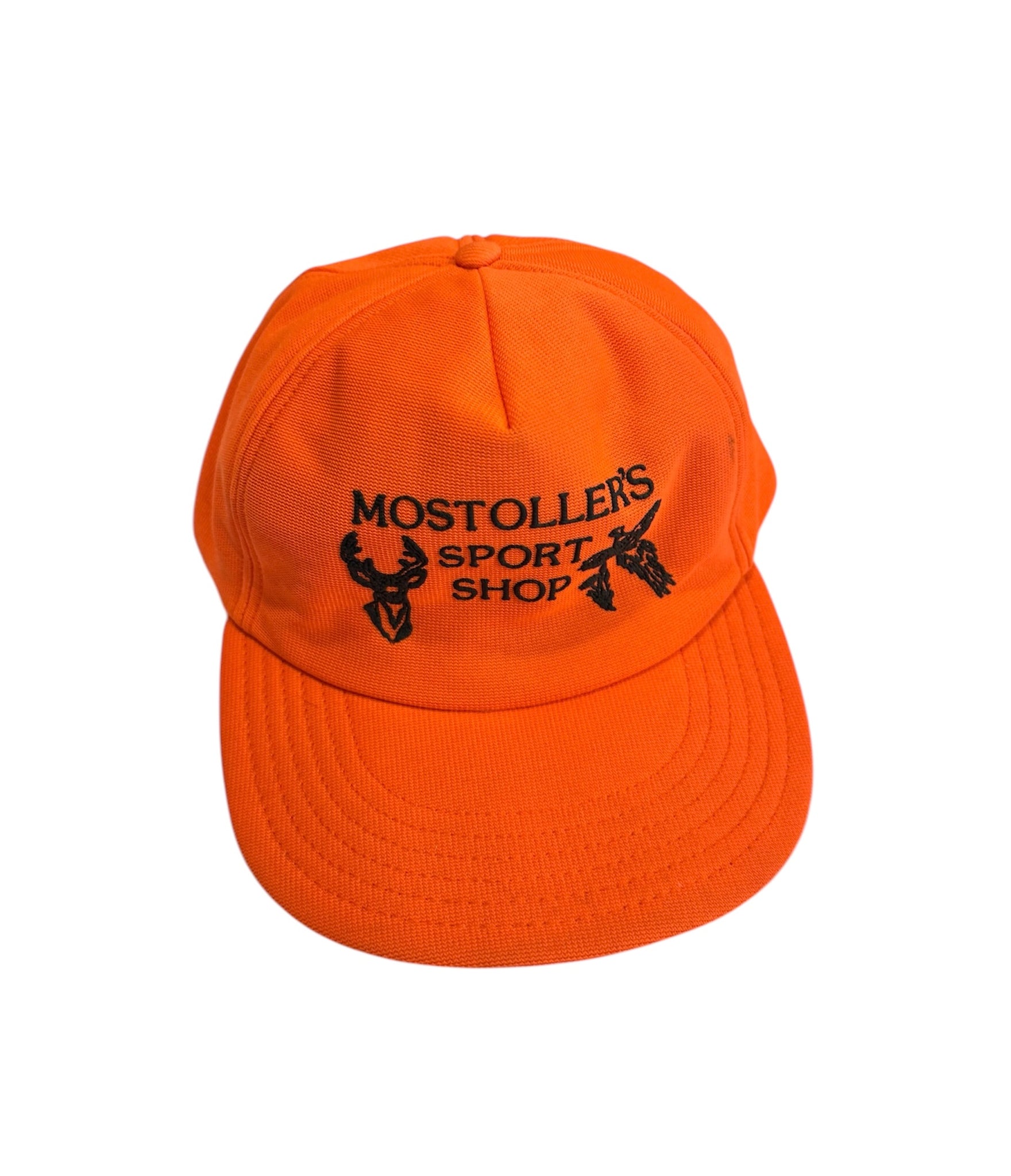 Vintage Orange Mostoller’s Deer Trucker Hat