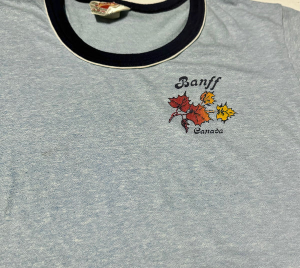 Banff Canada Vintage Ringer T-shirt (S)