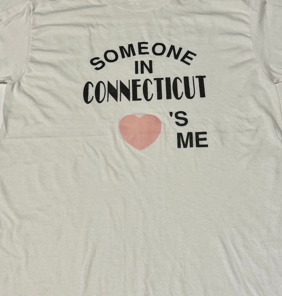 Vintage ‘Someone in Connecticut Loves Me’ T-shirt (XL)