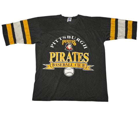 Pittsburgh Pirates Baseball Grid Iron T-shirt (L)