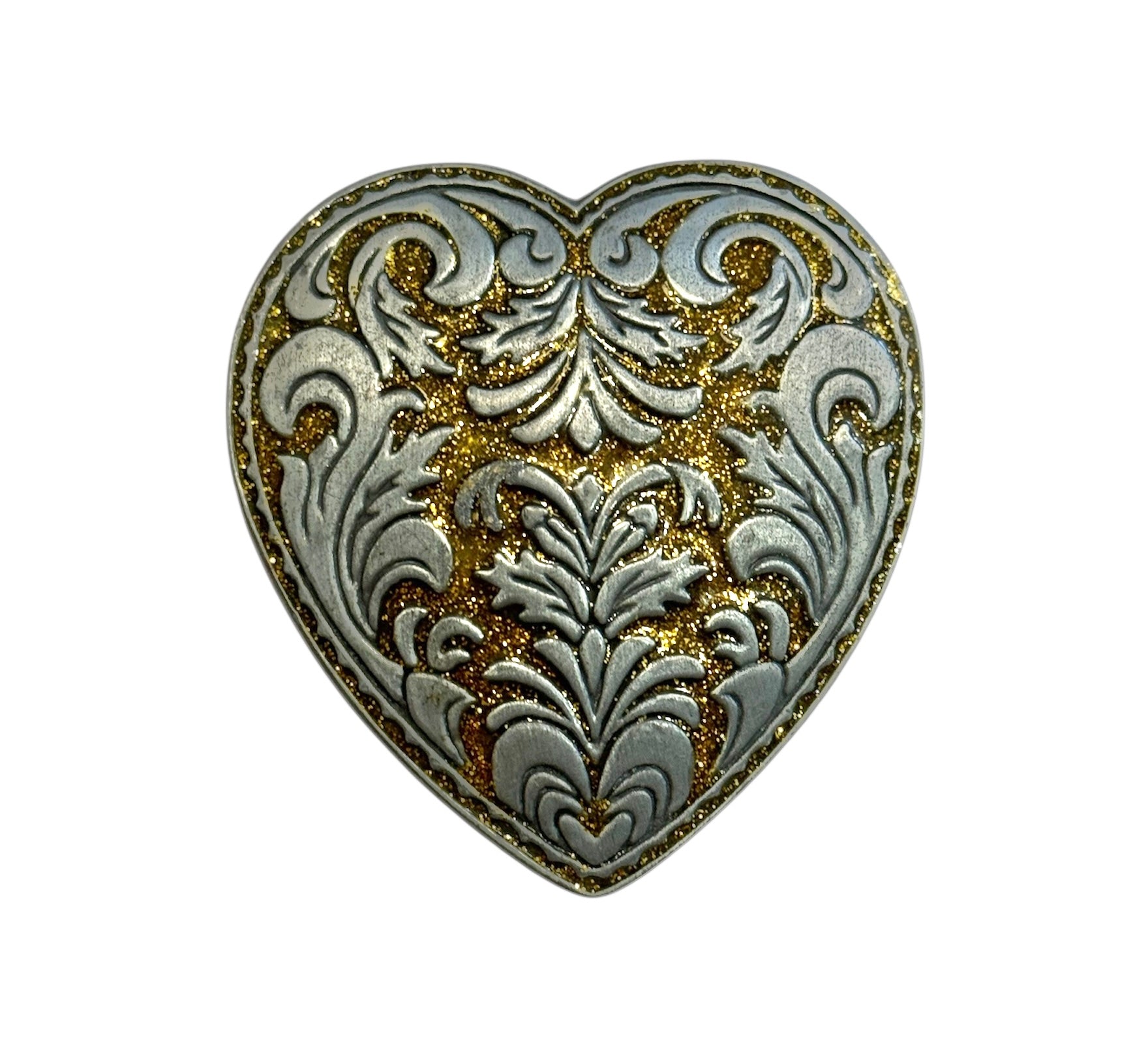 Gold Heart Belt Buckle