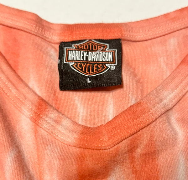 Vintage Harley Davidson Tie Dye Tank Top (L)