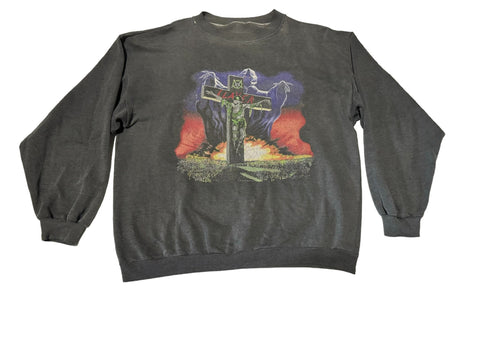 Vintage Slayer Euro Tour 1990 Sweatshirt (L)