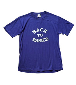 Vintage Purple Back To Basics T-shirt (L)