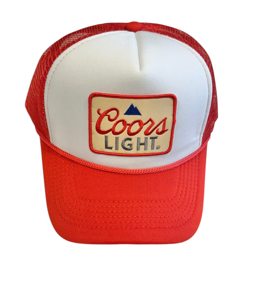 Red Coors Light Trucker Hat