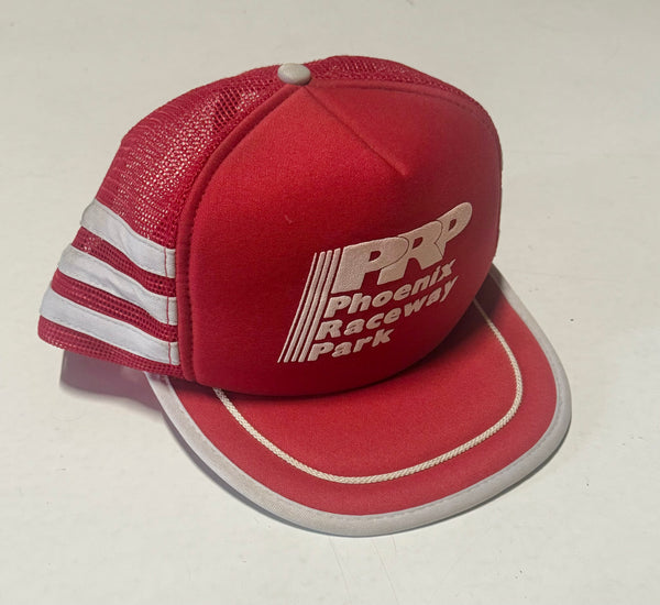 Vintage Red Phoenix Raceway Trucker Hat