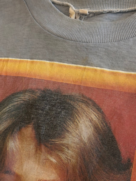 Vintage Blue Farrah Fawcett  T-shirt (S)