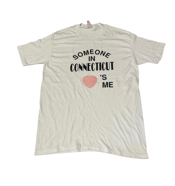 Vintage ‘Someone in Connecticut Loves Me’ T-shirt (XL)