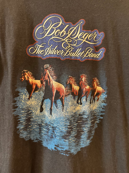 Vintage Bob Seger Horses - Silver Bullet Band T-shirt (S/M