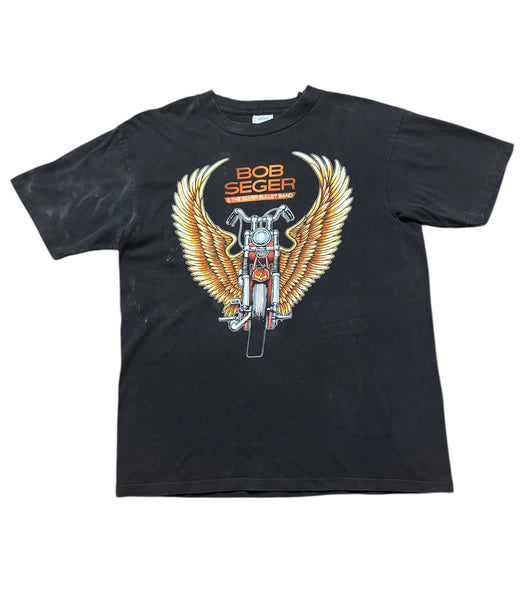Vintage Bob Seger Motorcycle 90s T-shirt (L/XL)