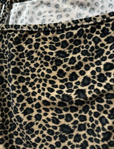 Vintage Velvet Leopard Singlet Top (S)