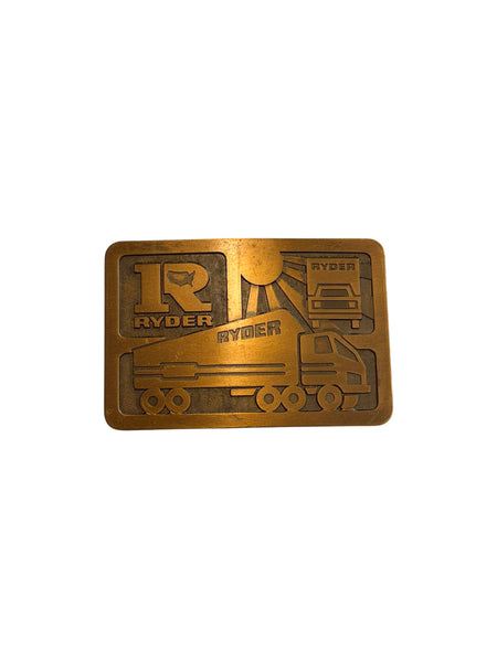 Vintage Belt Buckle - Ryder Truck
