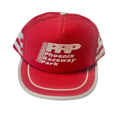 Vintage Red Phoenix Raceway Trucker Hat