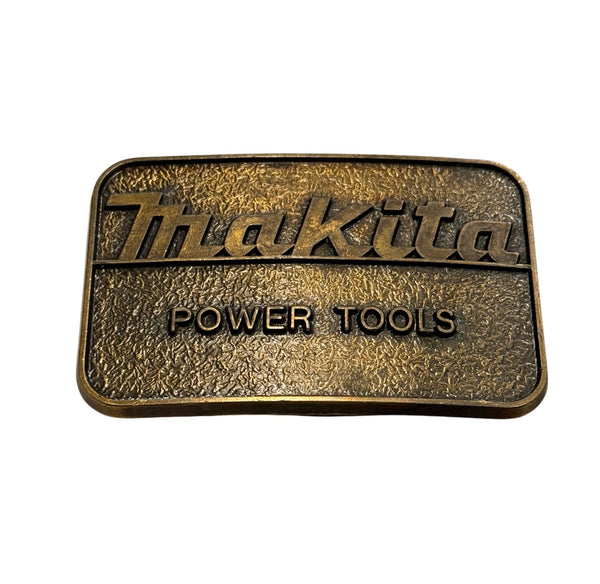 Vintage Belt Buckle - Makita Power Tools