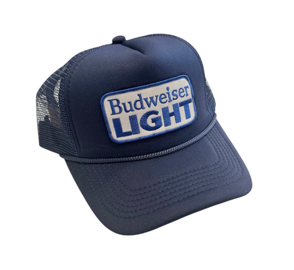 Budweiser Light - Navy Blue Trucker Hat