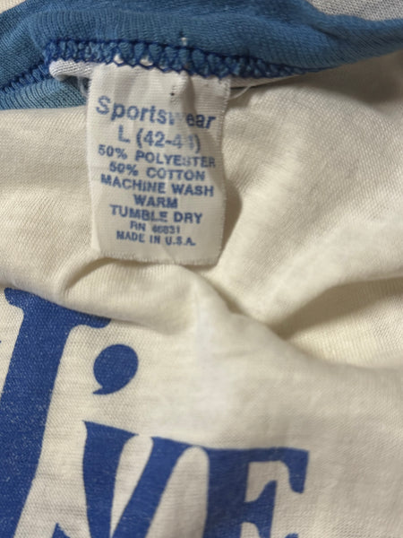 Vintage Old Style Beer Ringer T-shirt (L)